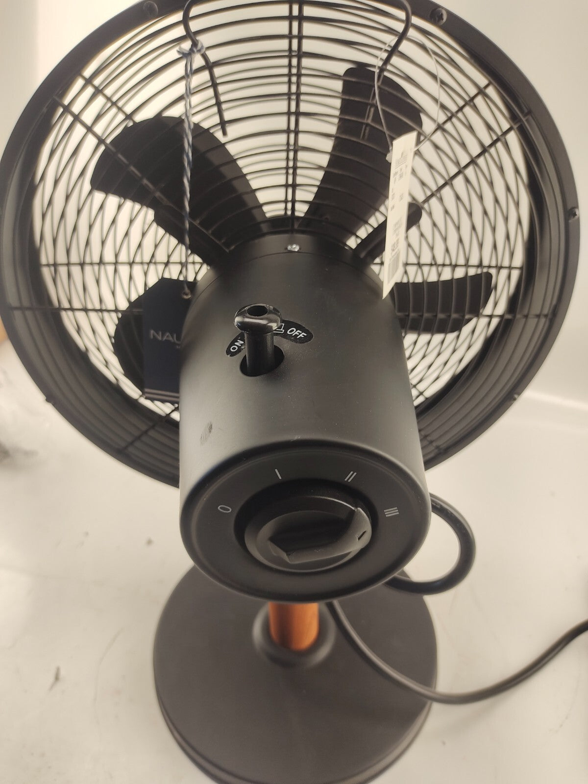 Nautica Black Pedestal Table Fan