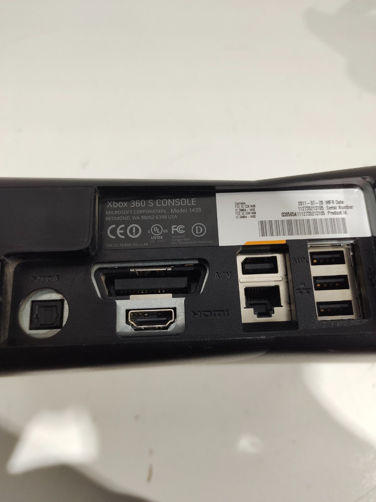 Microsoft Xbox 360 S Console System