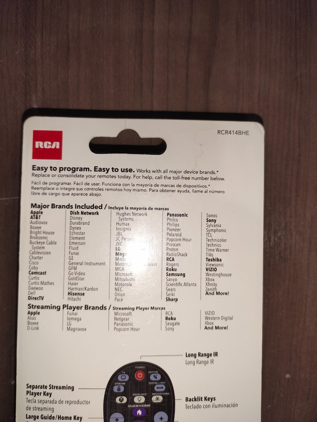 RCA Universal Remote Platinum Pro 4 Device Programmable - New In Box