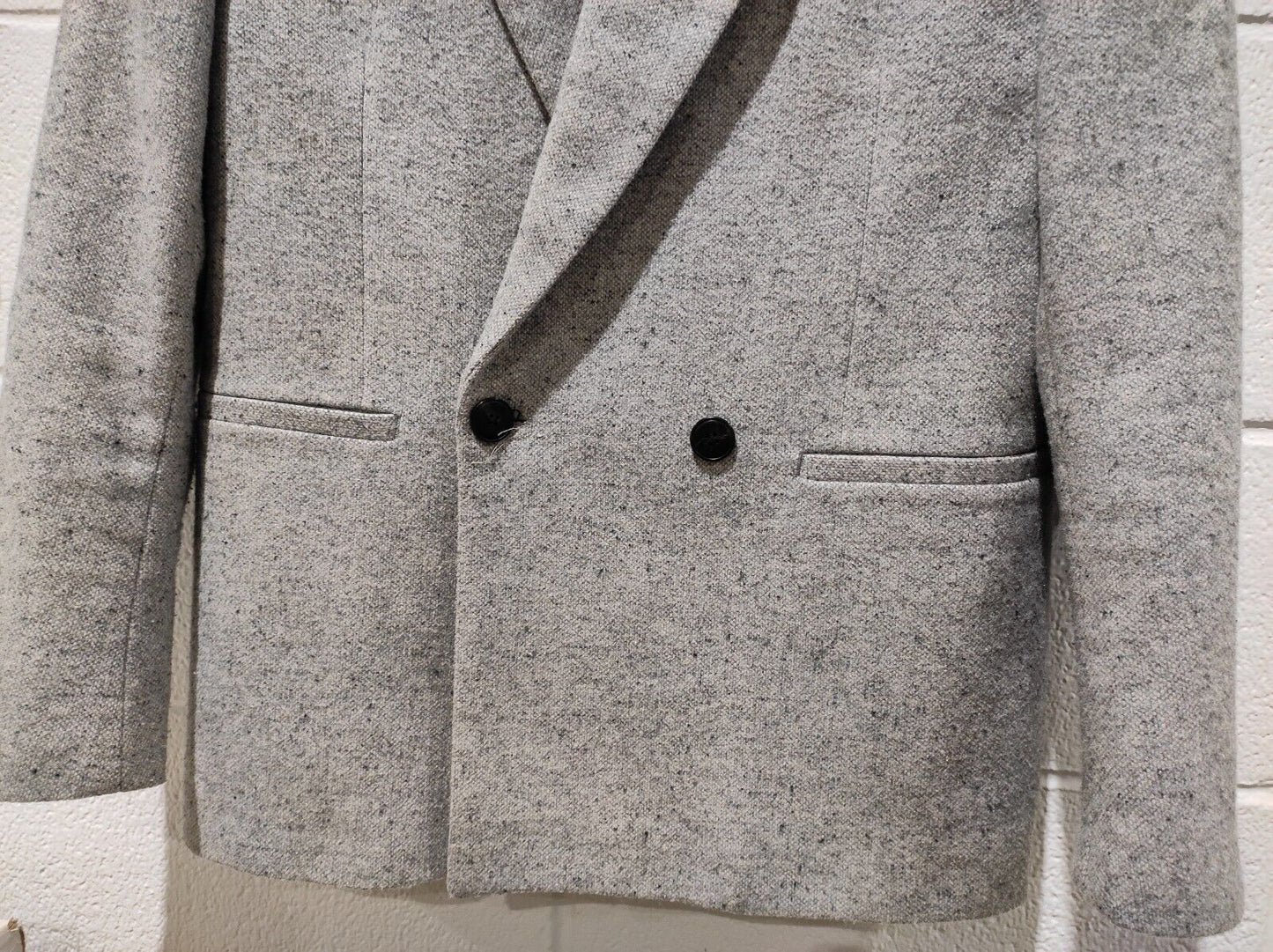 Zara Women's Size-36 gray Textured Blazer