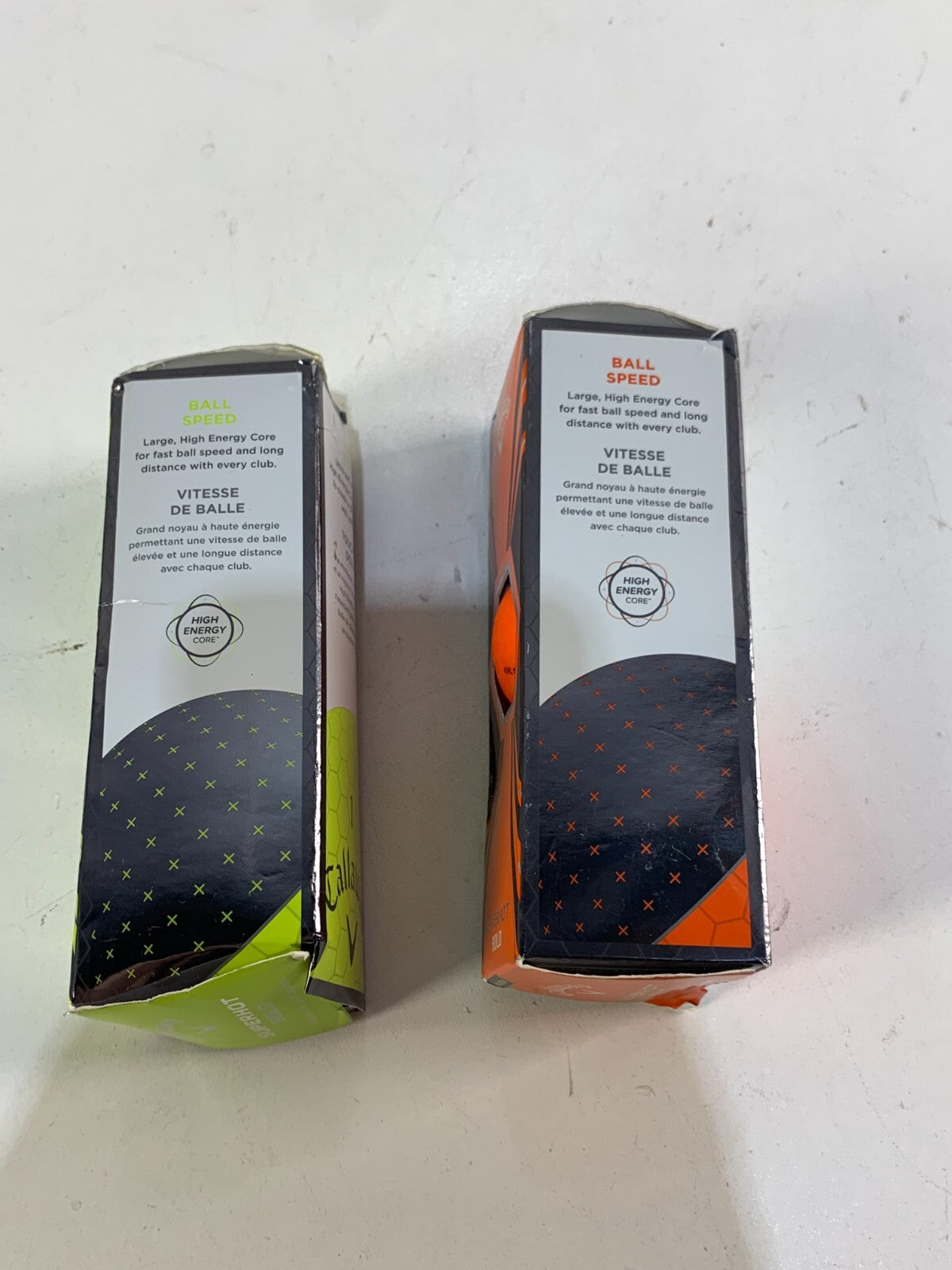 lot of 2 Callaway Superhot Golf : Balls 3 in one Pack