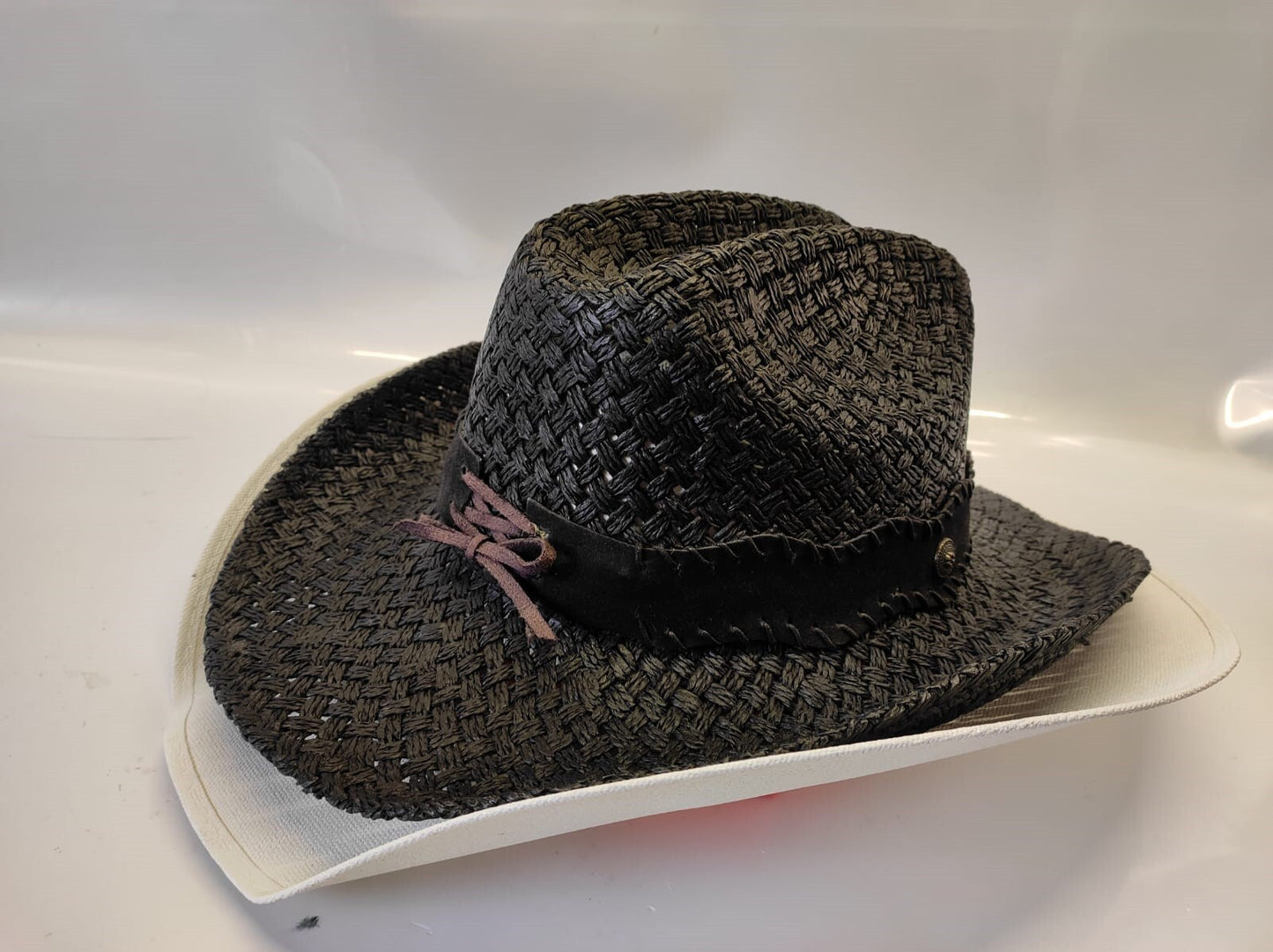 Smithbilt Black & White Cowboy Hat Made For The Calgary Stampede Size- Medium