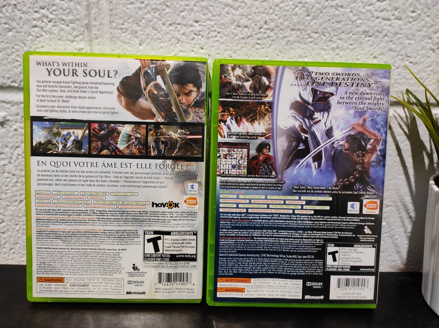 Soul Calibur IV & V Xbox 360