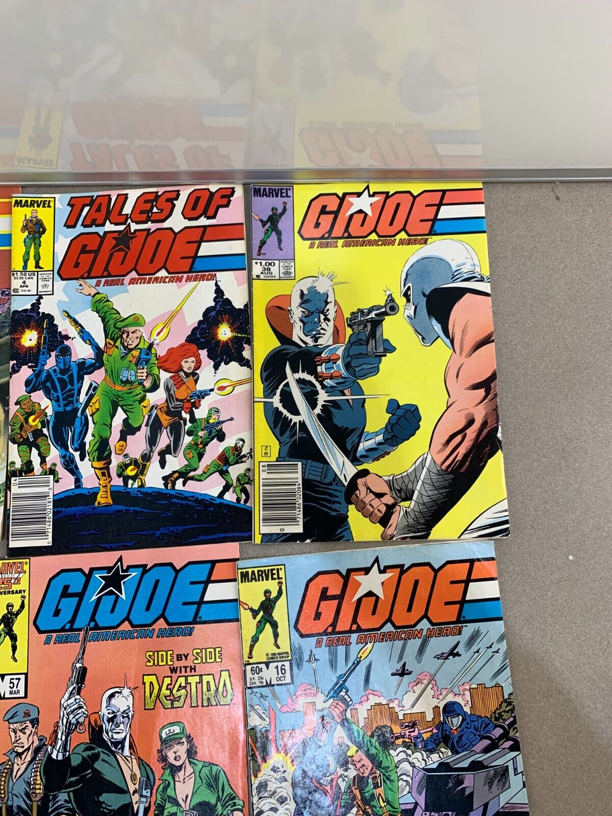 G.I. Joe A Real American Hero # 36, #4, #38, #16, #43, #57, #40 Marvel comics