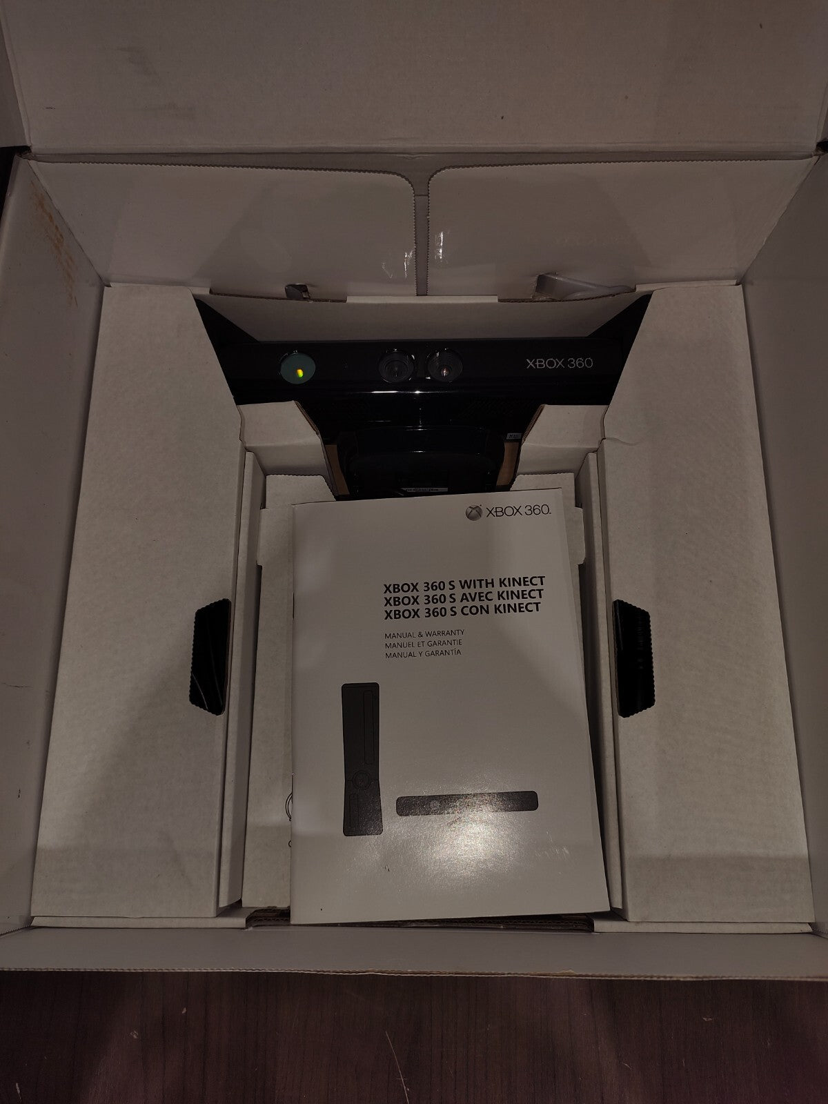 Microsoft Xbox 360 S Kinect Holiday Bundle 250GB Black Console