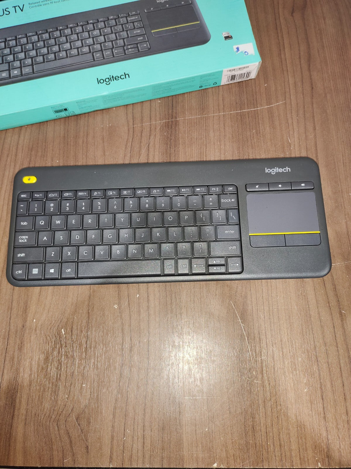 Logitech - K400 Plus TKL Wireless Membrane Keyboard for PC/TV/Laptop/Tablet