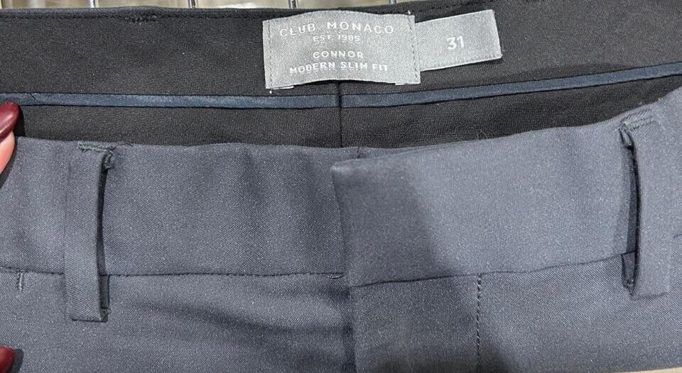 Club Monaco Men's Connor Modern Slim Fit Dark Grey Size 31
