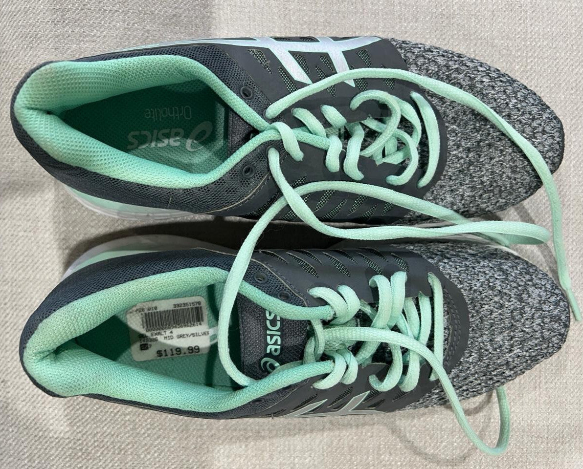 Asics Ortholite Mid Grey/Silver Gel EXALT 4 Women's Size 6