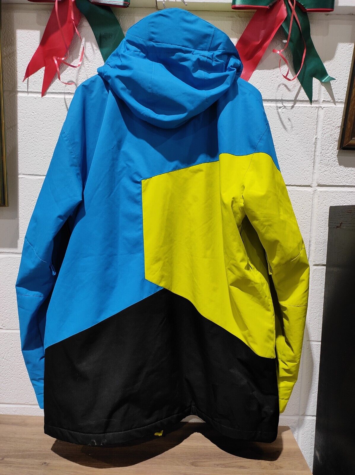 DC Shoes Exotek 10K Snowboard Ski Jacket Coat Winter Boys XL Blue Green