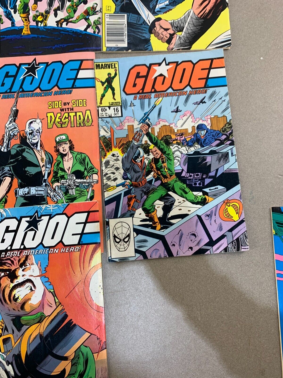 G.I. Joe A Real American Hero # 36, #4, #38, #16, #43, #57, #40 Marvel comics