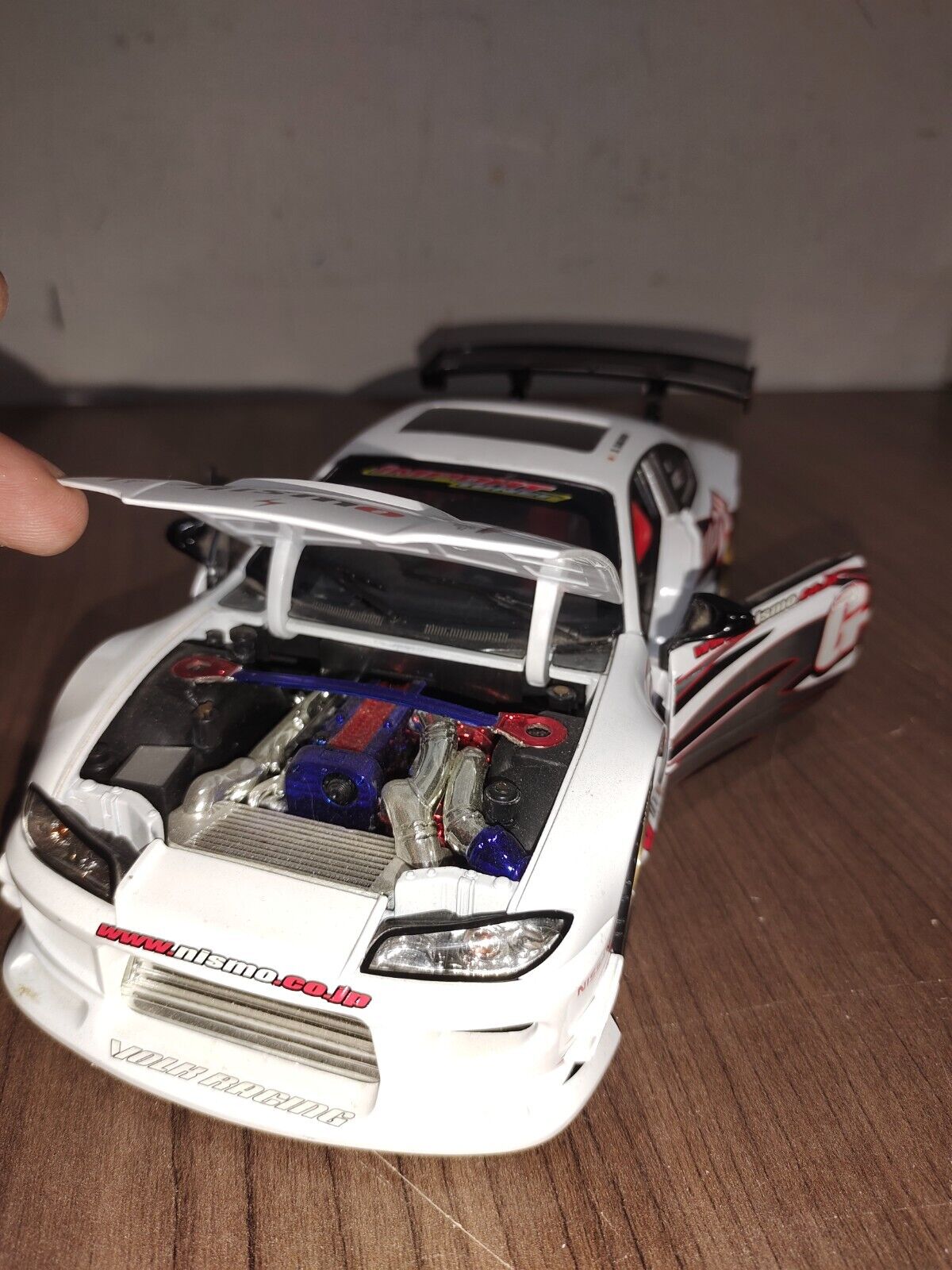 1:18 MUSCLE MACHINES NISSAN SILVIA S15 G-MAX AMZ #1250 - WHITE