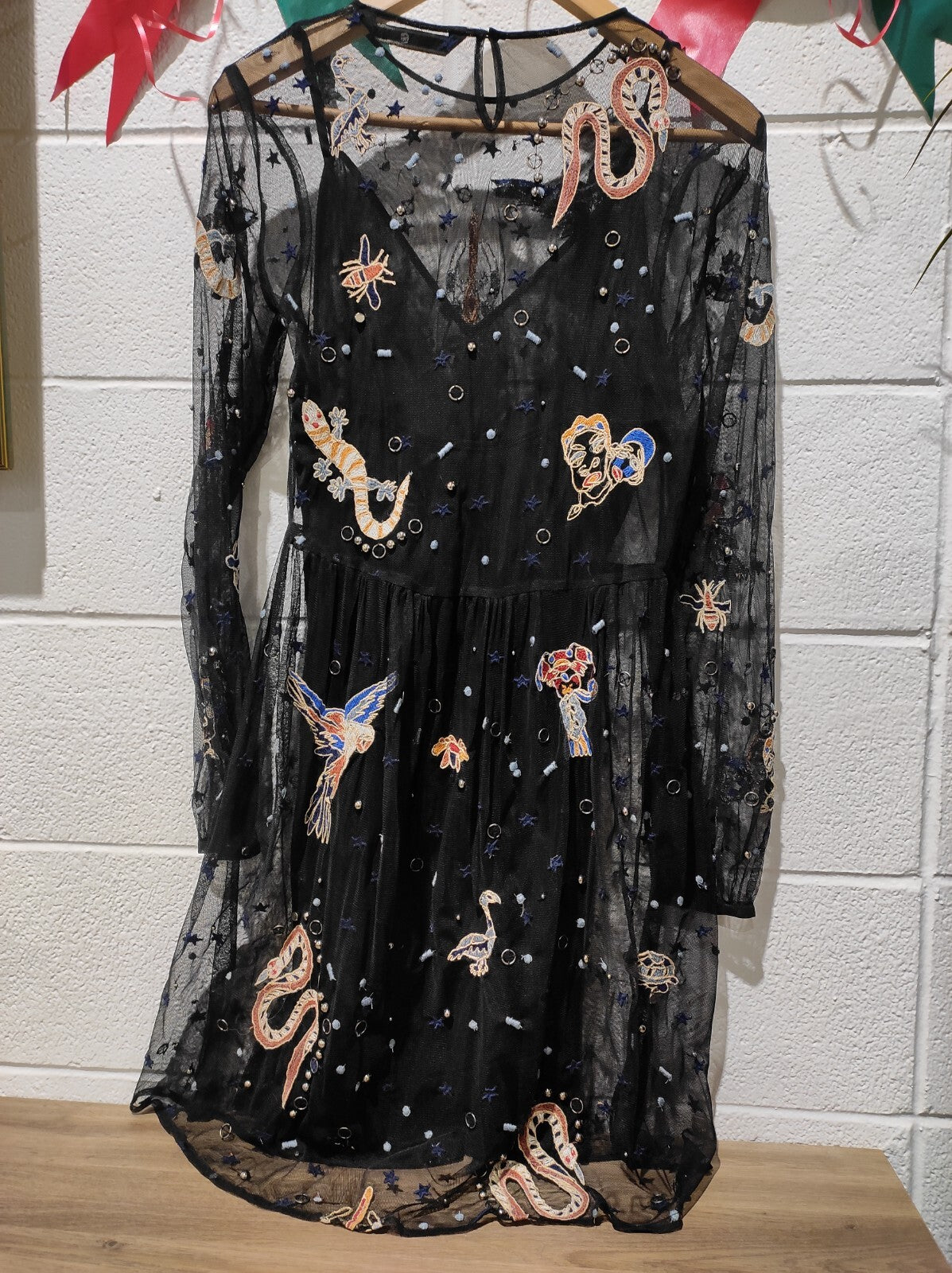 ZARA Astrology Midi Dress RARE Size-S