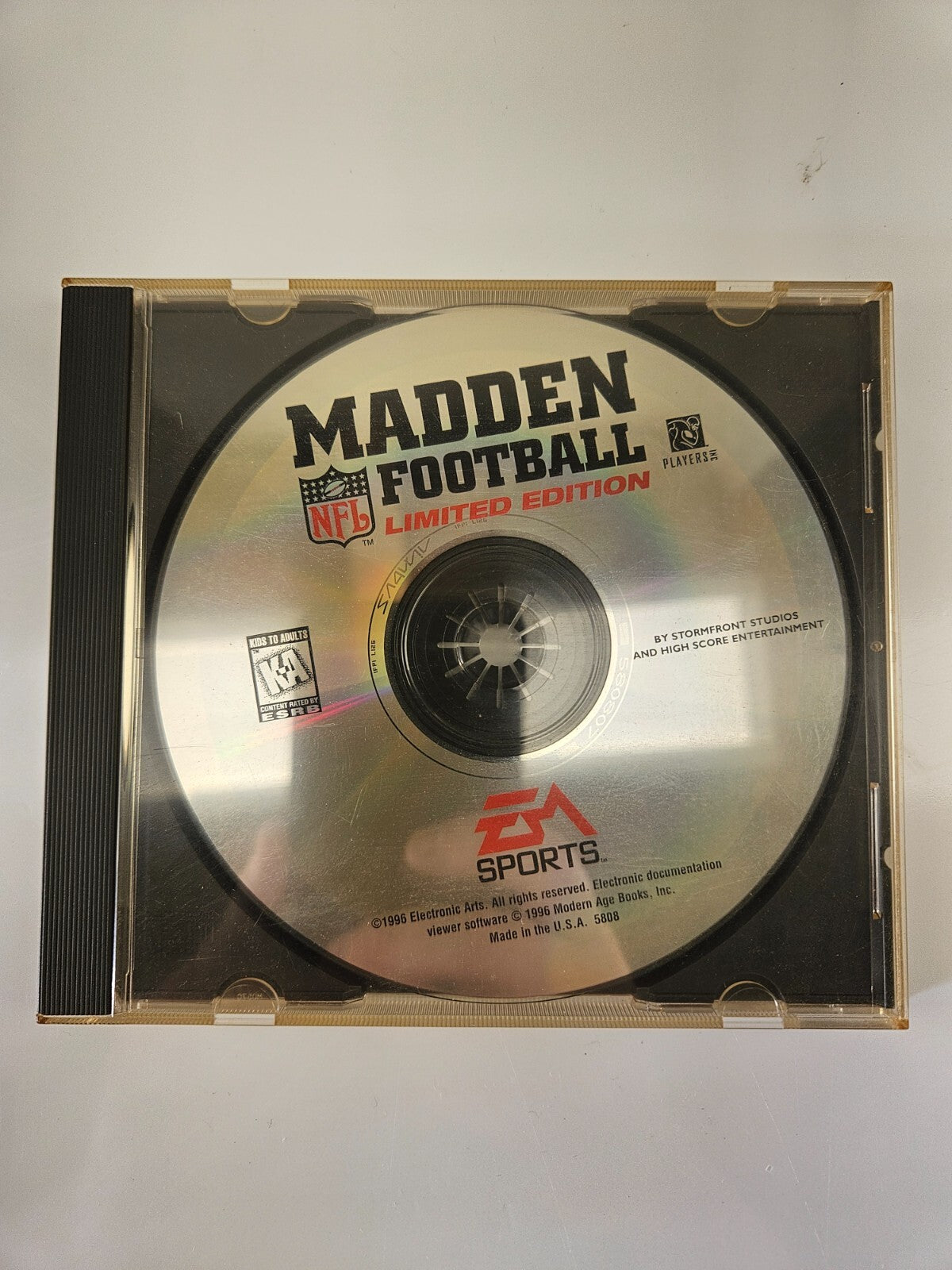 Madden Football Limited Edition Gold Edition (PC, 1996)