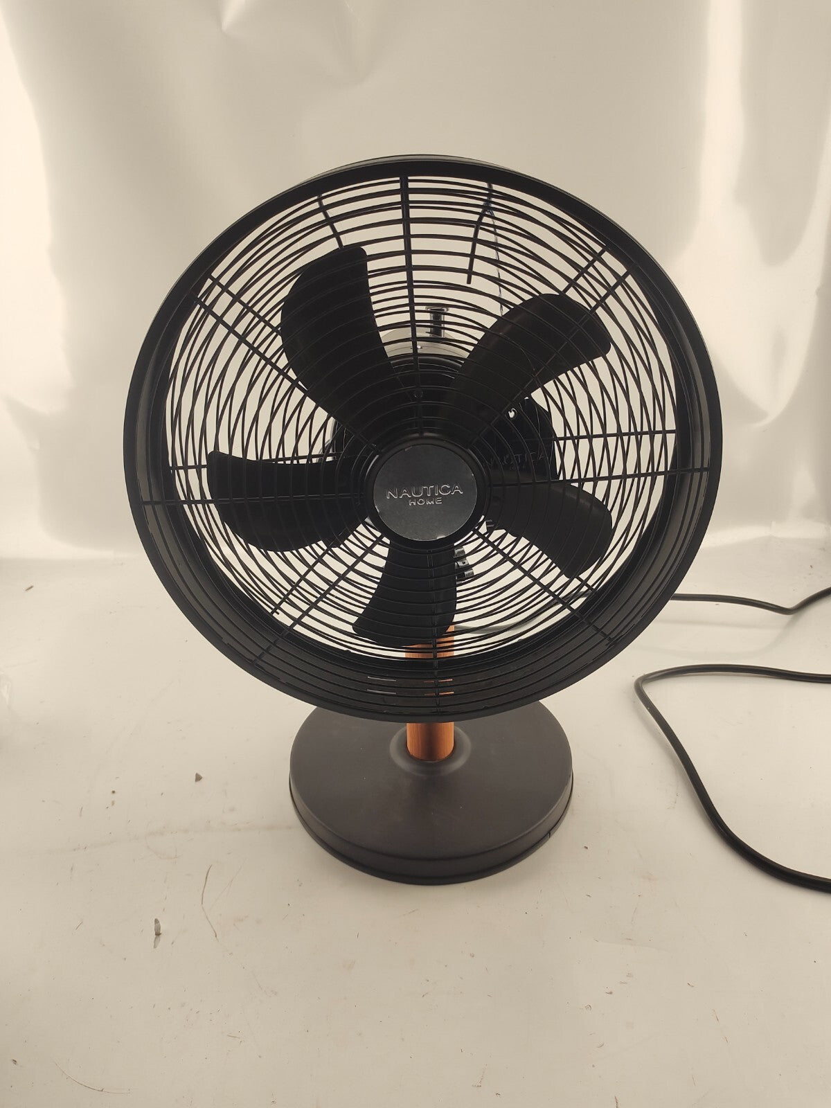Nautica Black Pedestal Table Fan