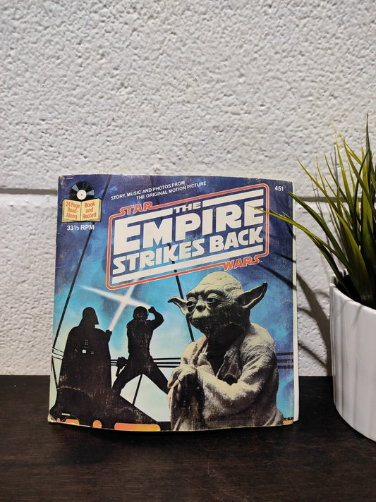 1980 Star Wars The Empire Strikes Back 24 Page Read Along Book and Record