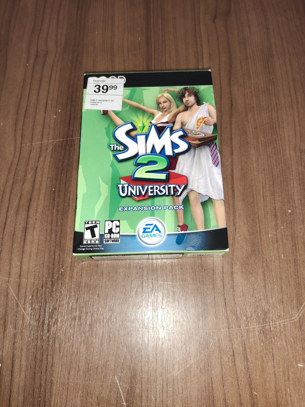 PC CD-ROM The Sims 2 University Expansion In Case