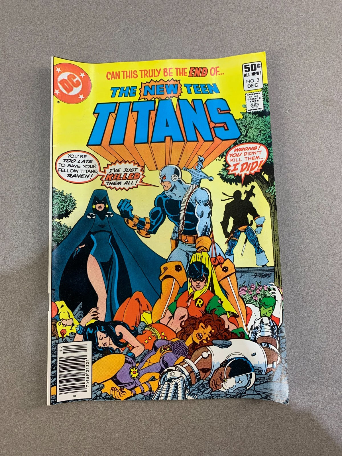 New Teen Titans #2~1980 DC Comics, Perez, 1st Deathstroke, Wintergreen, Trigon