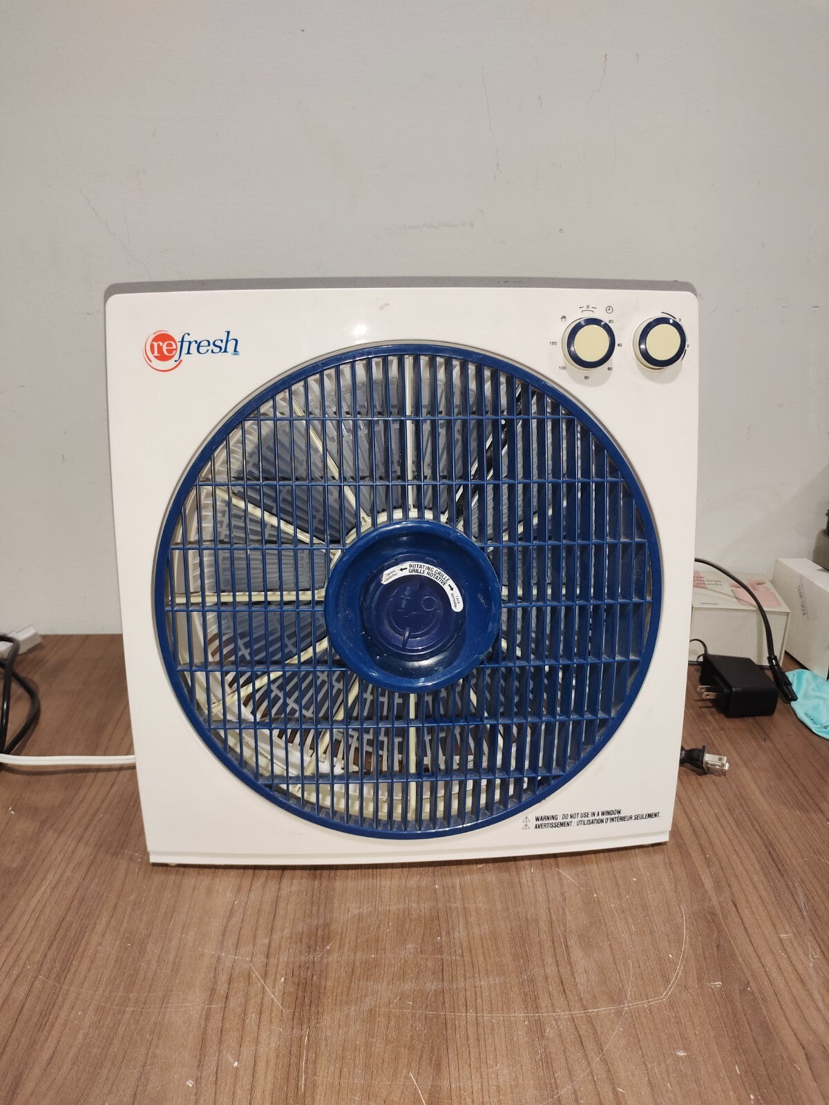 Refresh Table Desk Fan Model - 10013 - 120 Volts AC 60 Watts 60Hz