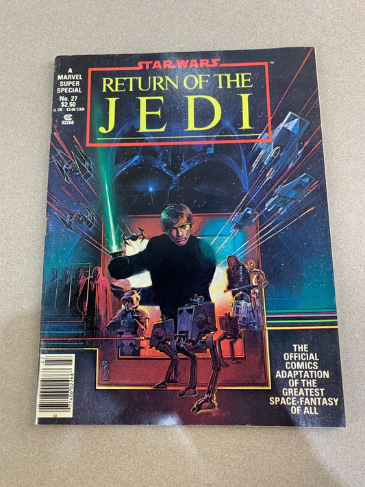 1983 Star Wars: Return of the Jedi Marvel Super Special Comic Magazine #27