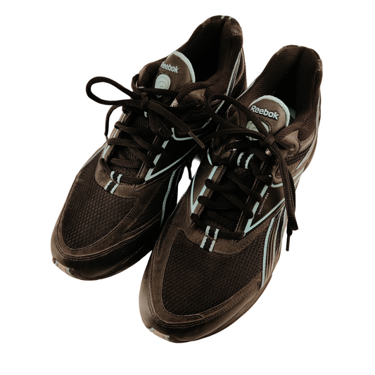 Reebok Traintone Smoothfit Black and Blue Athletic Shoes Men's Size 10