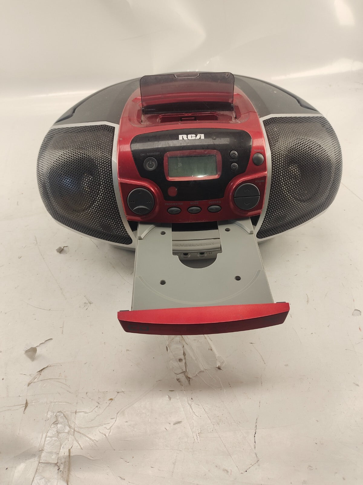 RCA RCD175-A CD Radio Boombox Disc Cassette Player Audio 3.5mm AUX in MP3 iPod