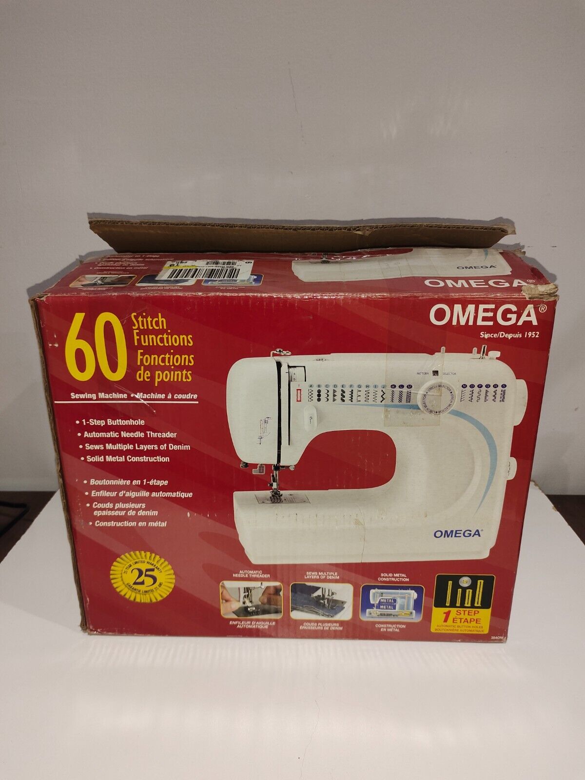 Omega Portable Electric Stitch Selector Sewing Machine