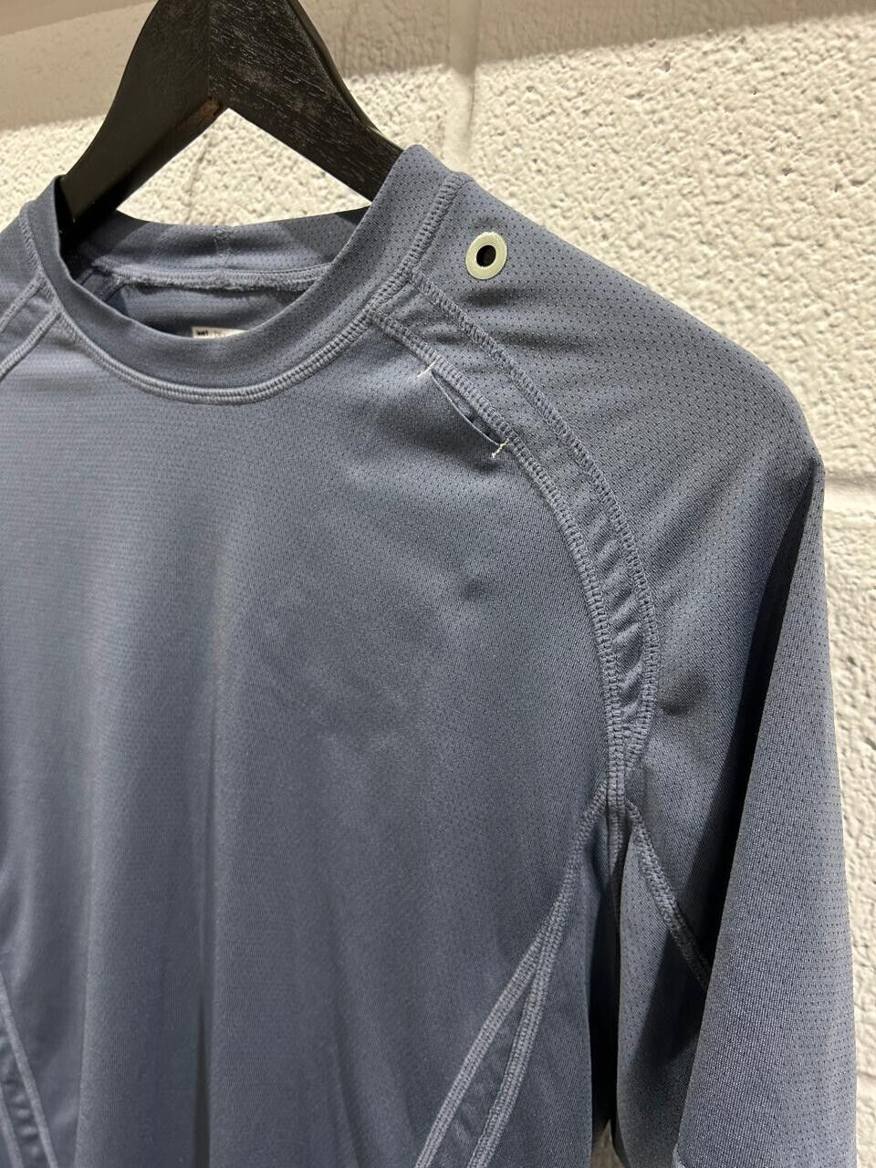 Lululemon Silverescent Wet Dry Warm Men's Blue T- Shirt Short Sleeve Size Small