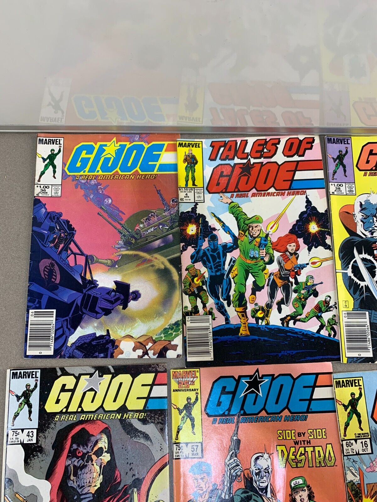 G.I. Joe A Real American Hero # 36, #4, #38, #16, #43, #57, #40 Marvel comics
