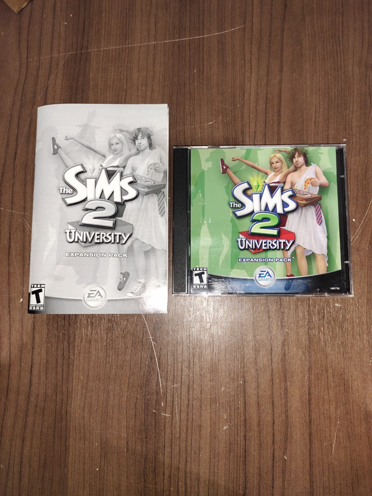 PC CD-ROM The Sims 2 University Expansion In Case