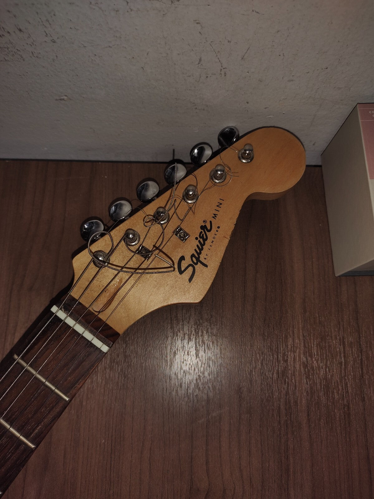 SQUIER MINI BY FENDER ELECTRIC GUITAR - Needs String Replacement