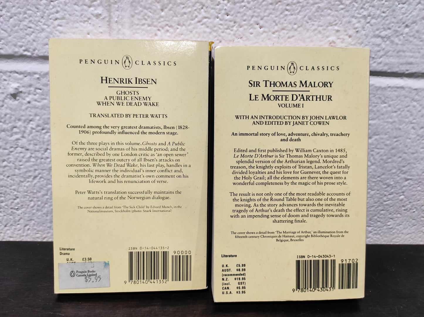Lot of 4 Vintage Penguin Classics Books