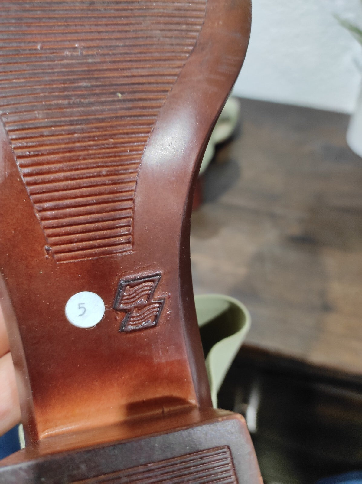 San Miguel Rare Steam Punk Stretchy Sandals Size-5