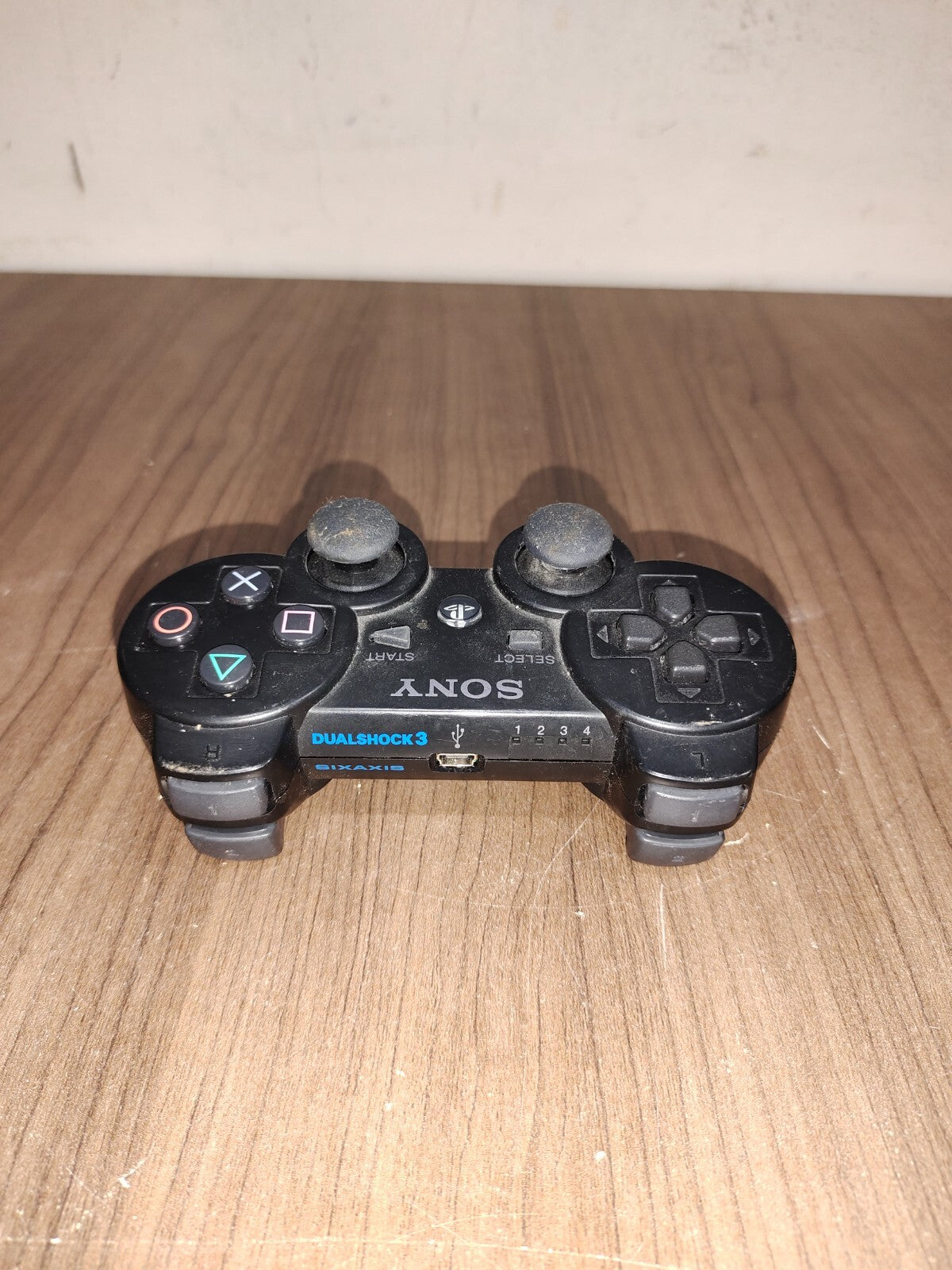 Sony Playstation 3 PS3 Genuine OEM Dualshock PS3 Black Controller - 1