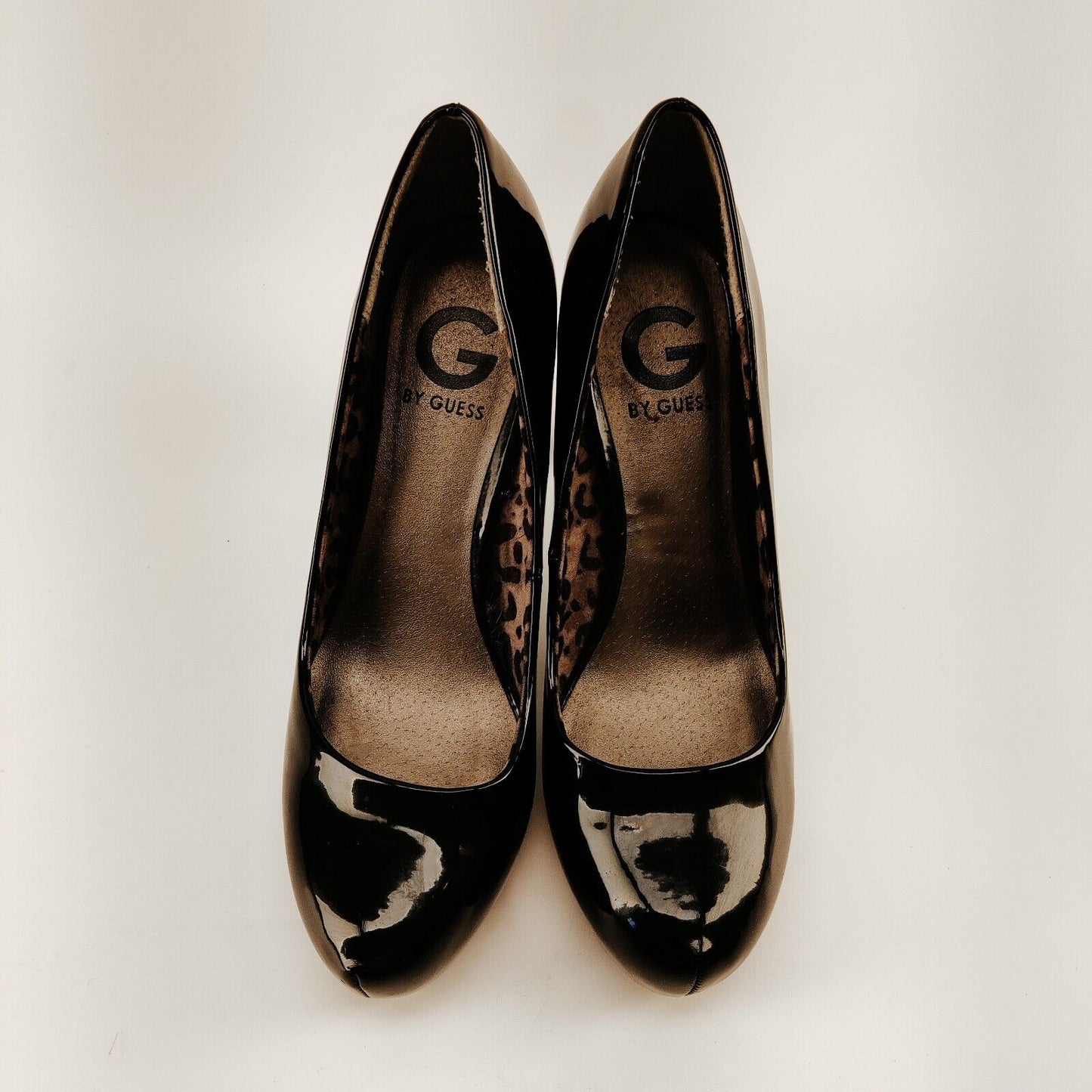 G By Guess Black High Heel Platform Shoes Women's Size 7.5