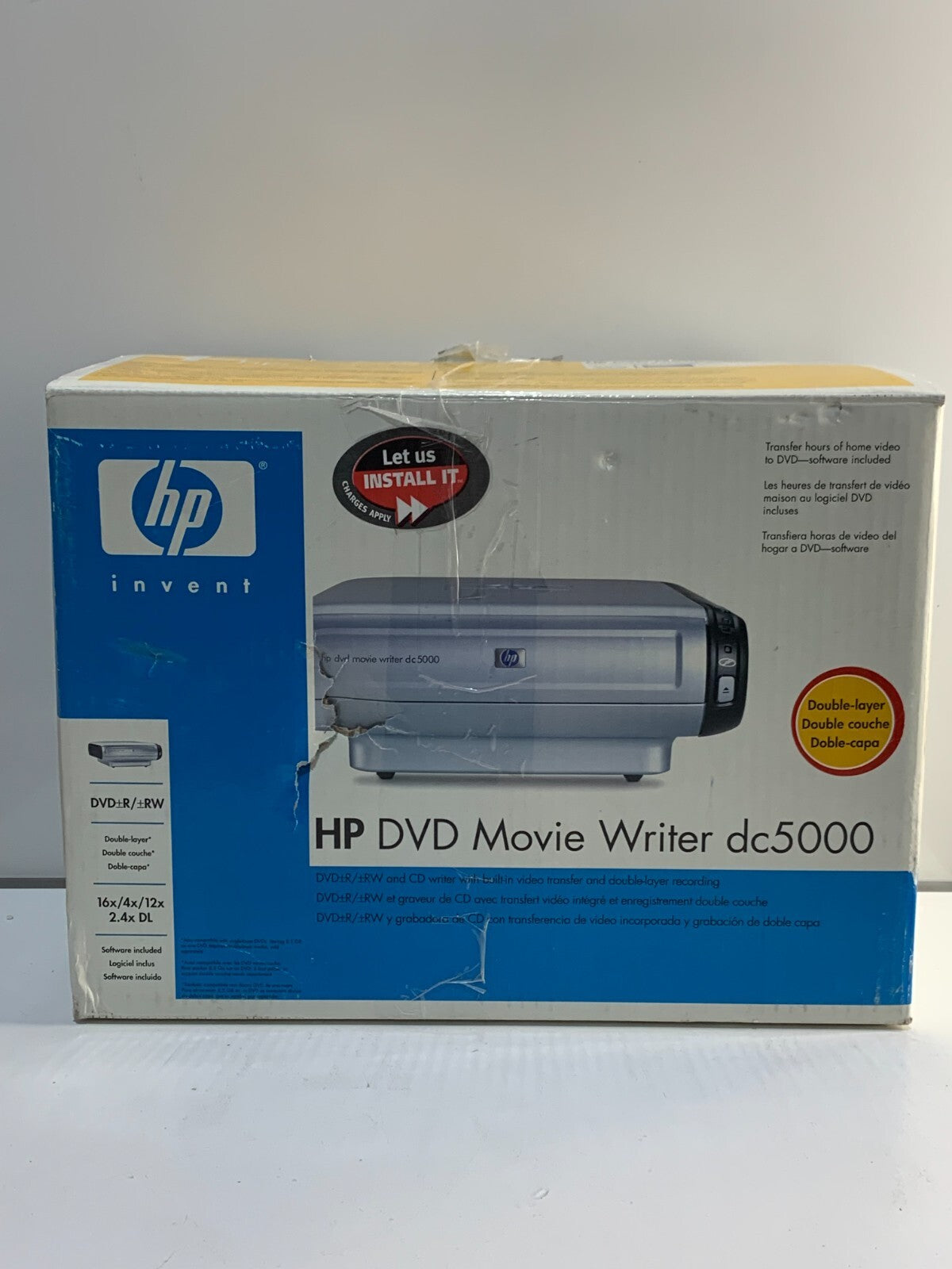 HP DVD Movie Writer dc5000 External DVD Writer - Vintage
