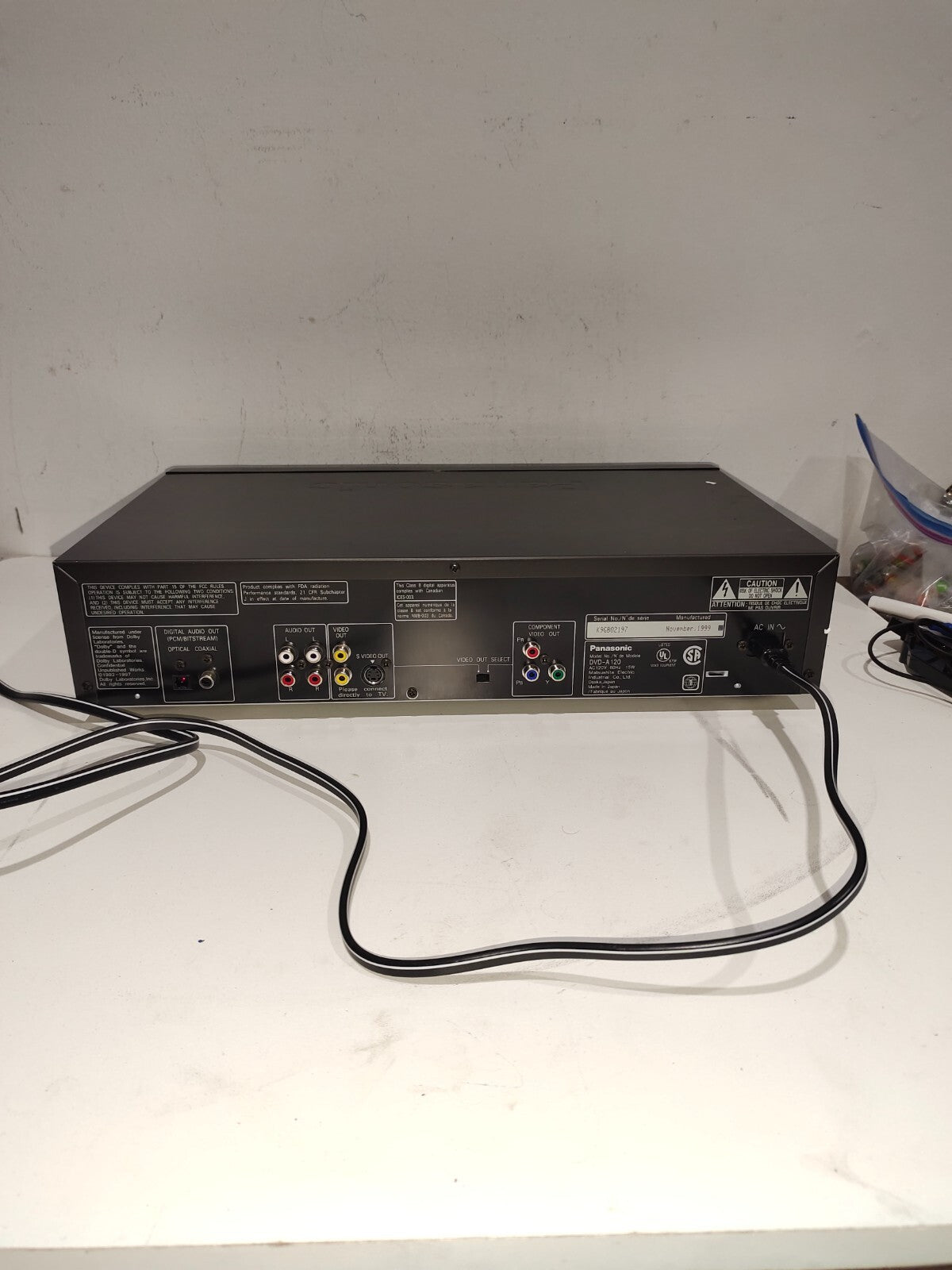 Panasonic DVD-A120 DVD Video CD Player