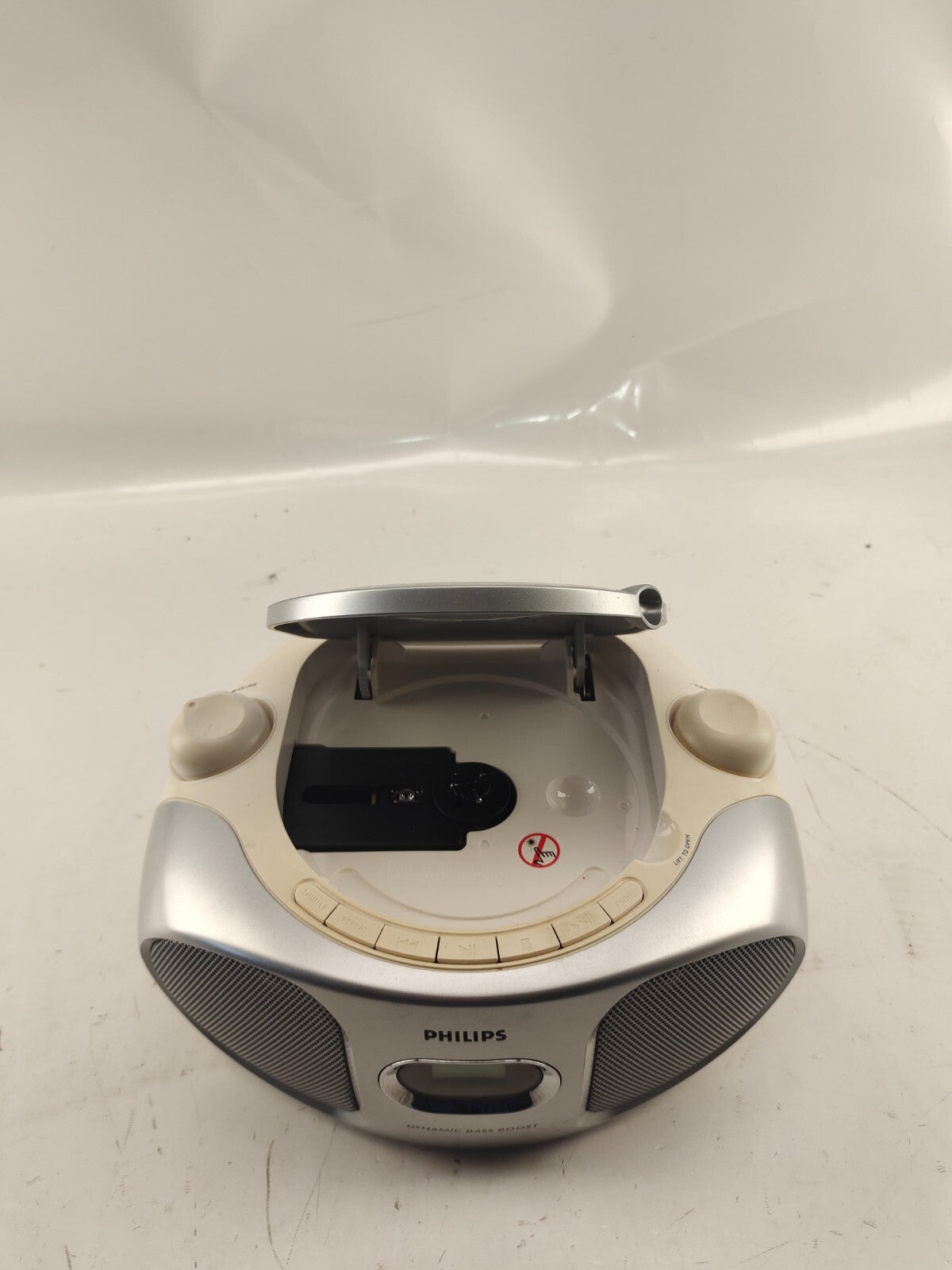 Philips AZ102S Radio/ CD Player - White - Working Tested