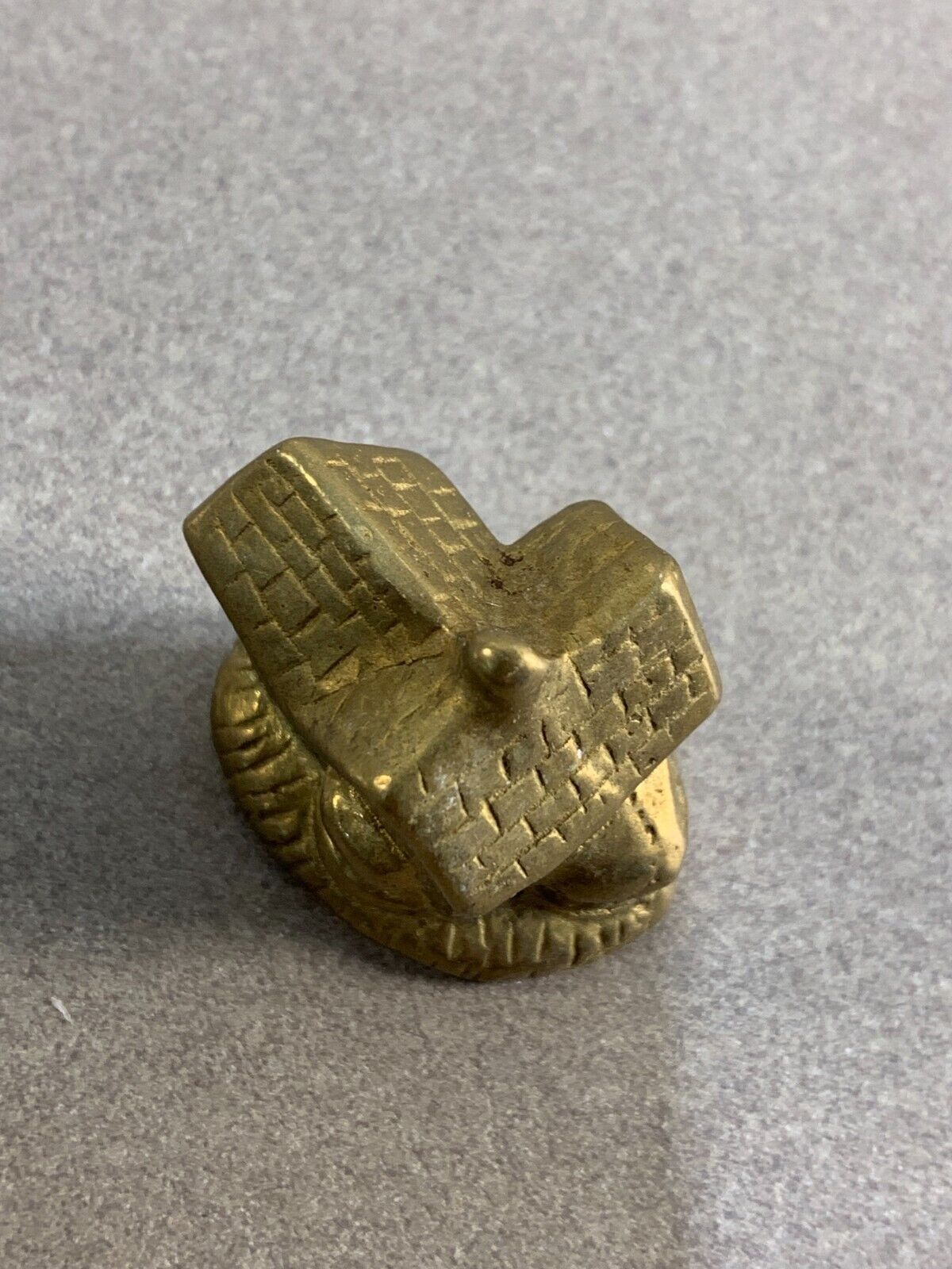 Miniature Solid Brass House.