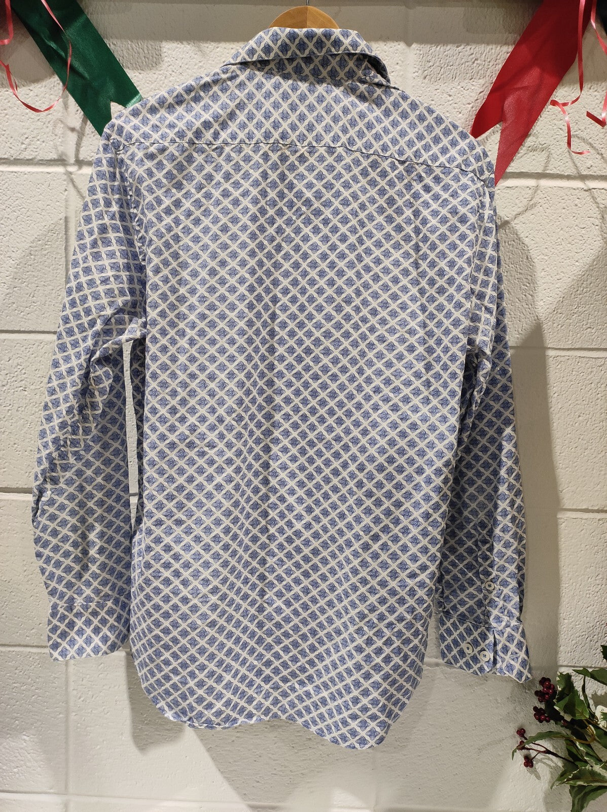 Penguin Shirt Men's Blue Heritage Slim Fit Dress Button Up Long Sleeve