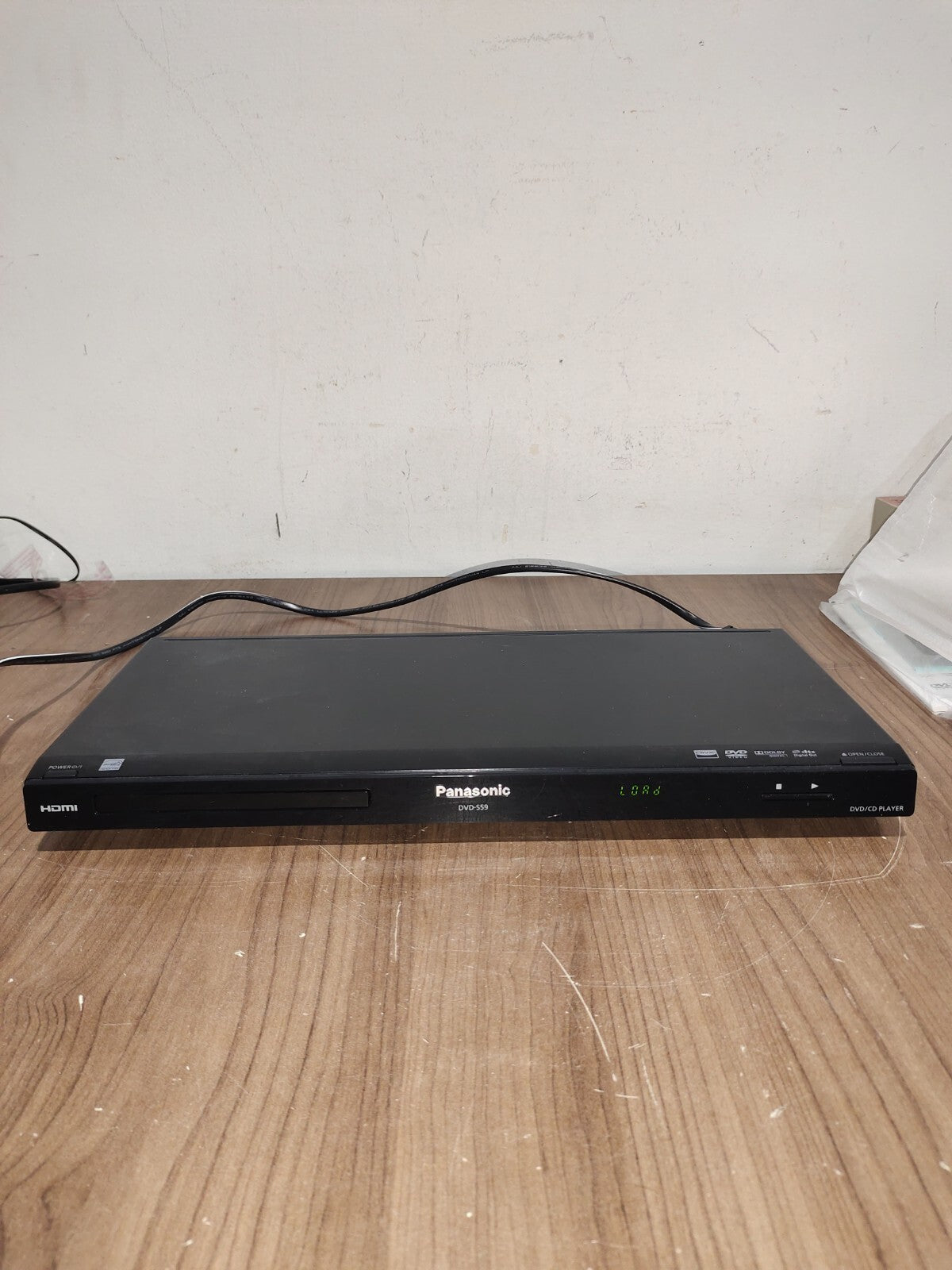 Panasonic DVD-S59 HD DVD CD Player HDMI With Remote and Original Box