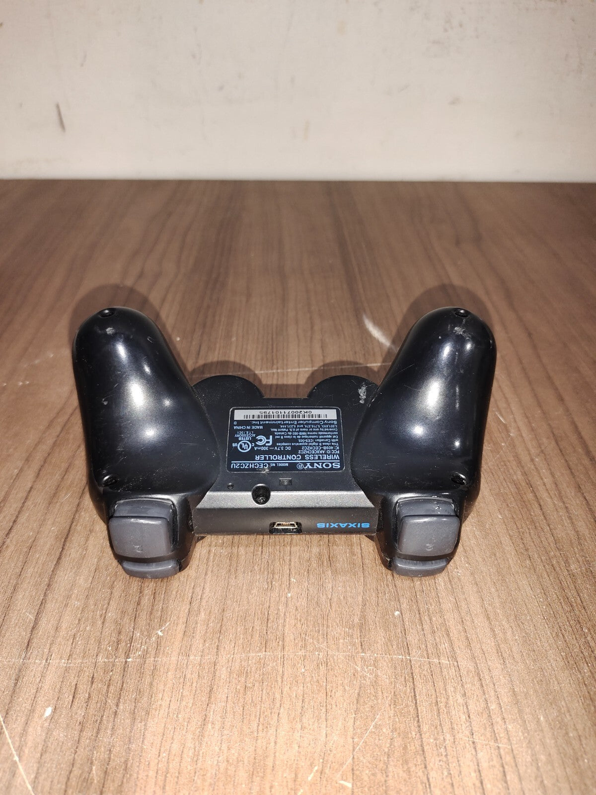 Sony Playstation 3 PS3 Genuine OEM Dualshock PS3 Black Controller - 1