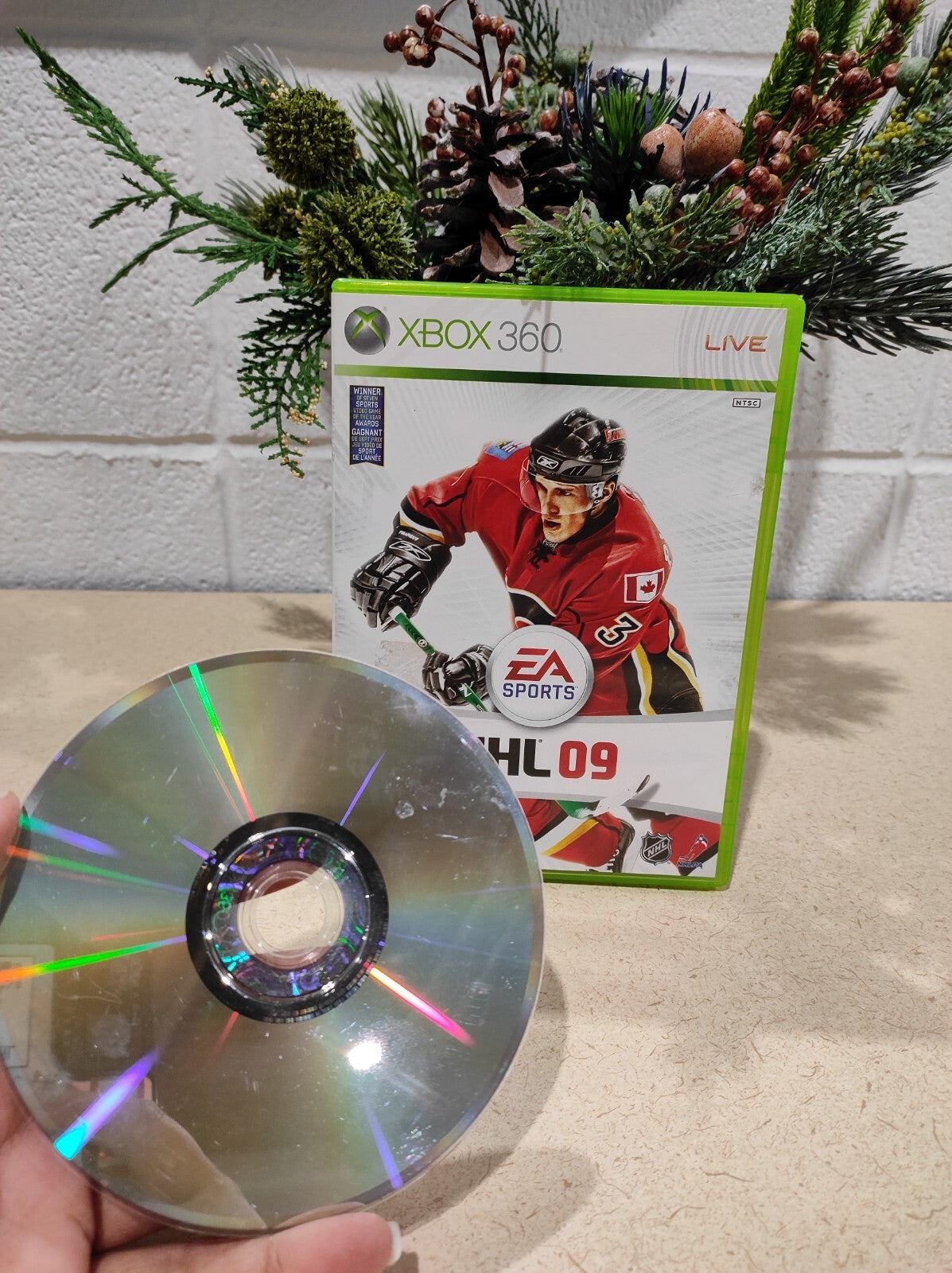 3 Game Lot Xbox 360 Hockey NHL 08, NHL 09, NHL 10