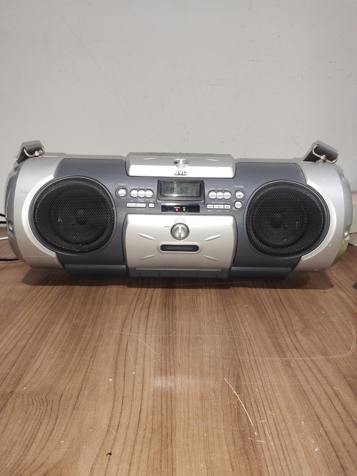 JVC Kaboom RV-B55GY Boombox CD Radio Tuner