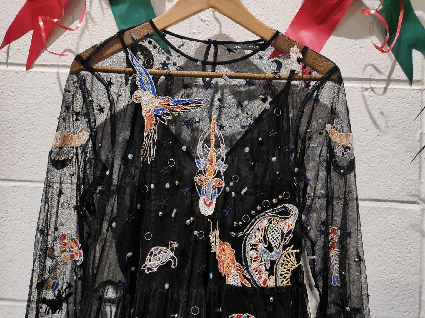 ZARA Astrology Midi Dress RARE Size-S