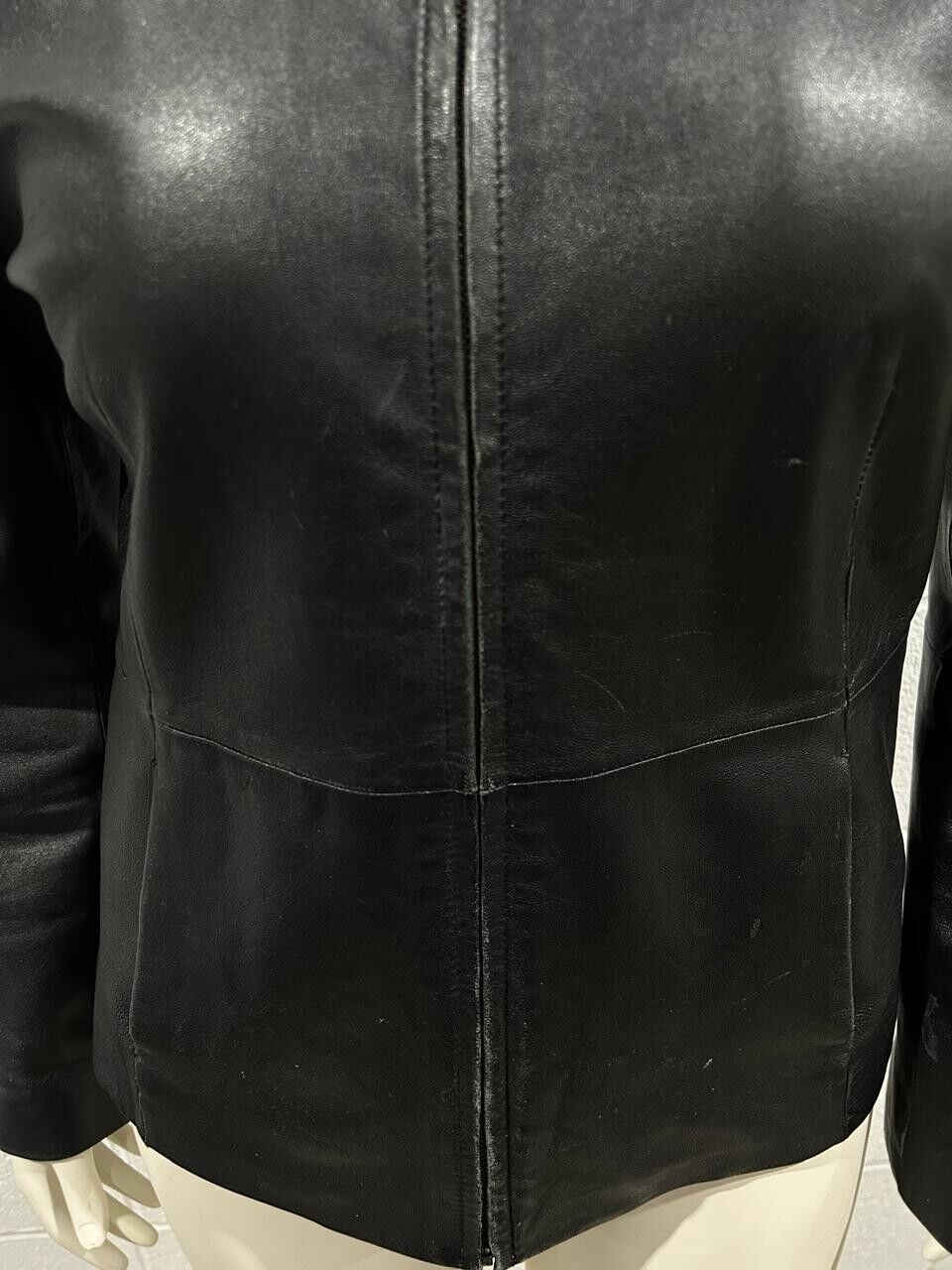 Danier Canada Women's Black Genuine Leather Jacket Size 12