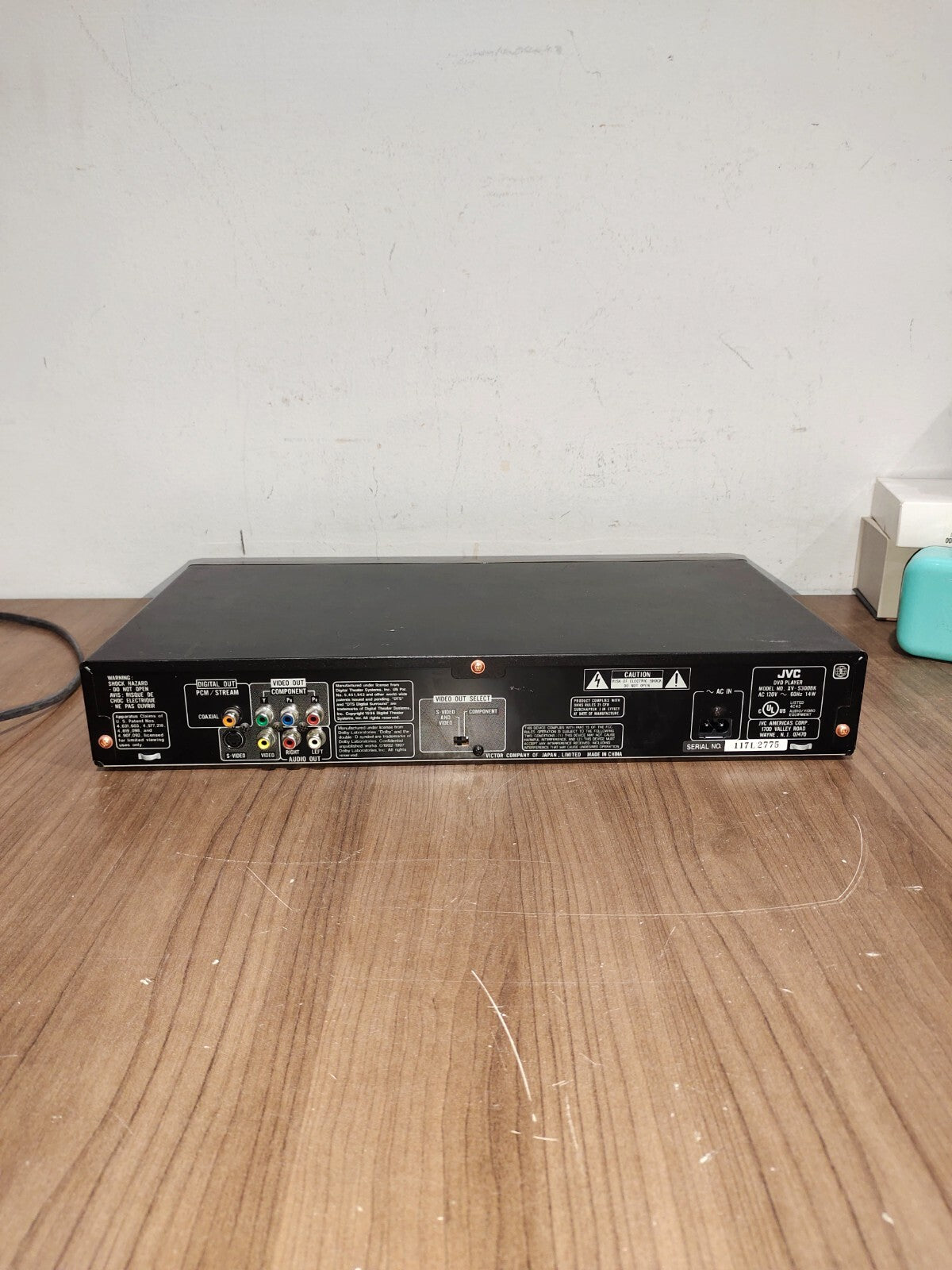 JVC XV-S300BK DVD/CD Player