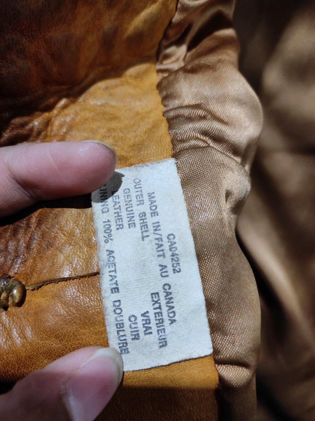 Rare Vintage The Leather Ranch Size long fringe leather jacket Size-38