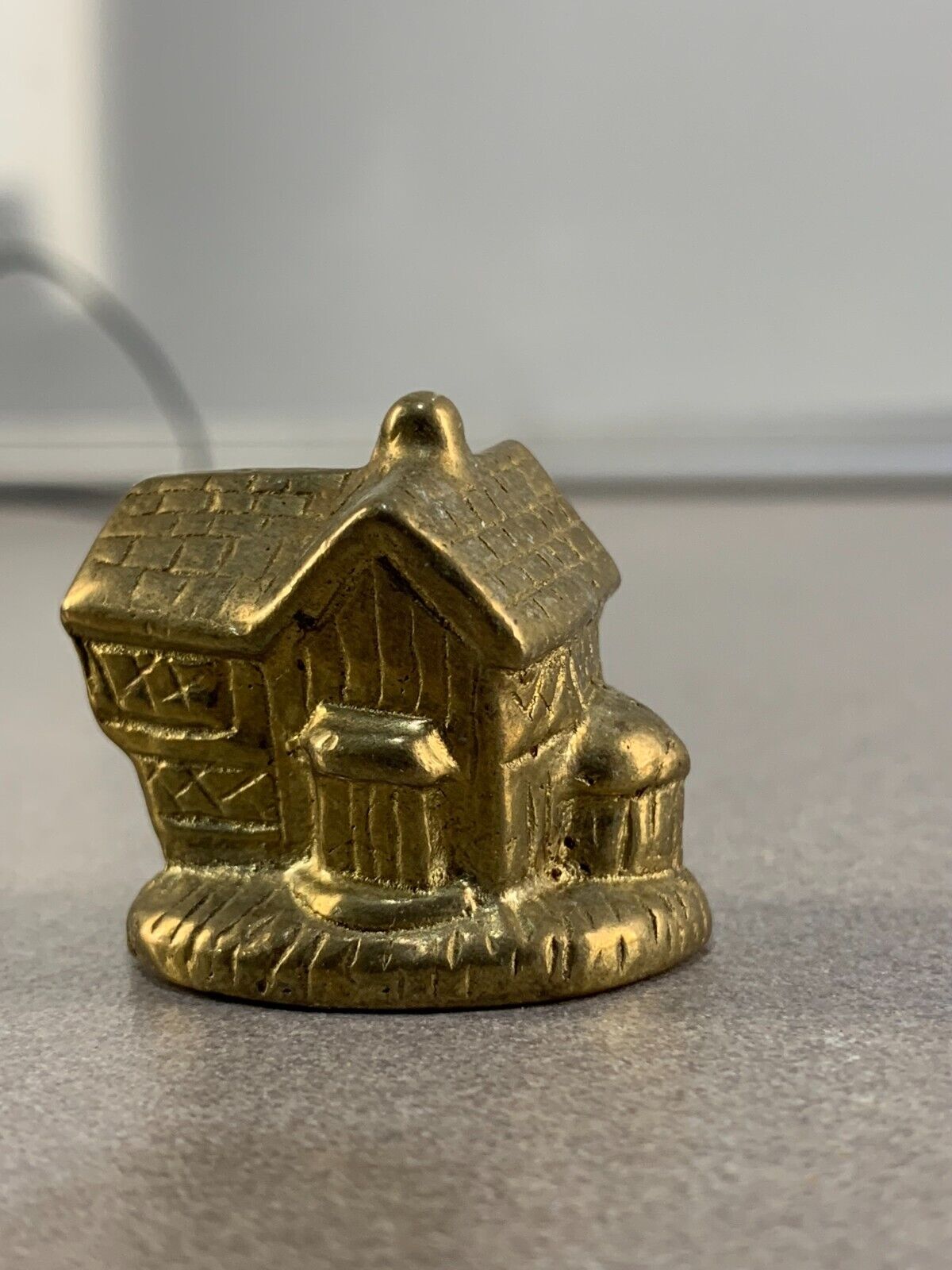 Miniature Solid Brass House.