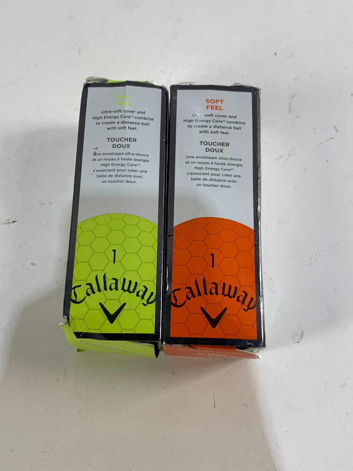 lot of 2 Callaway Superhot Golf : Balls 3 in one Pack