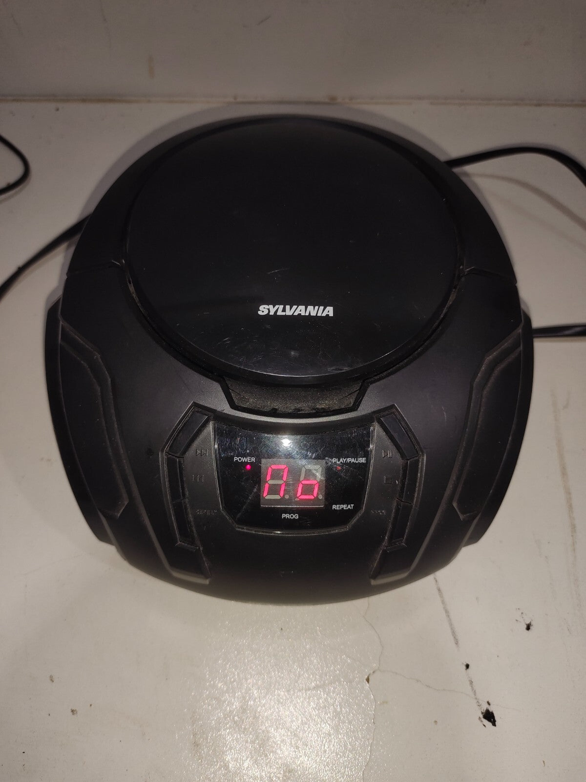 Sylvania Portable CD AM/FM Radio Player Boom Box - Black
